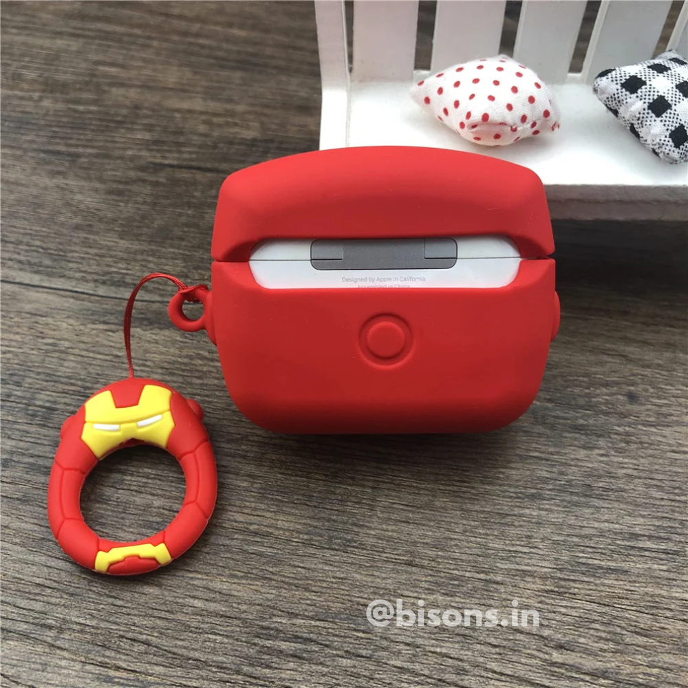 Iron Man Edition Airpods - Premium Silicone Case Apple Airpods Cover