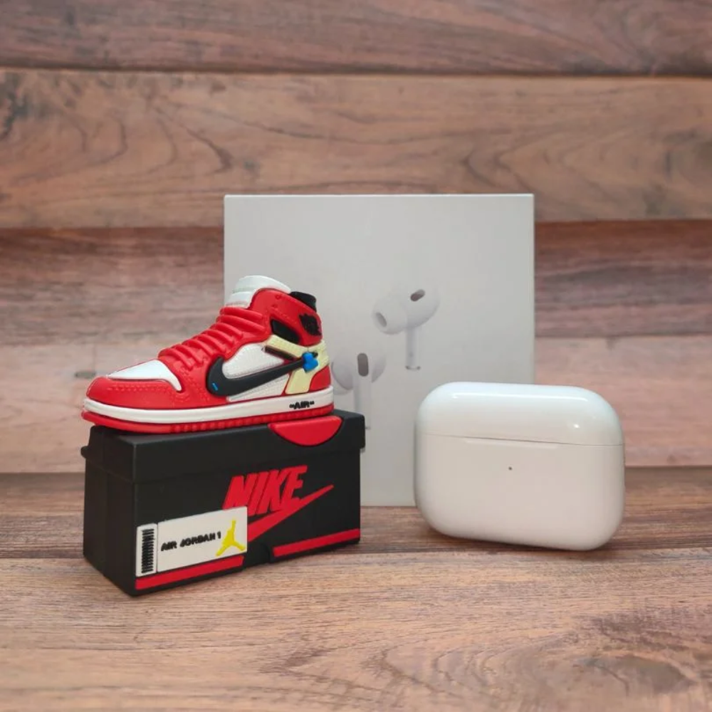 Boxed Heat Series Airpods- Red Sneaker AirPods Cover