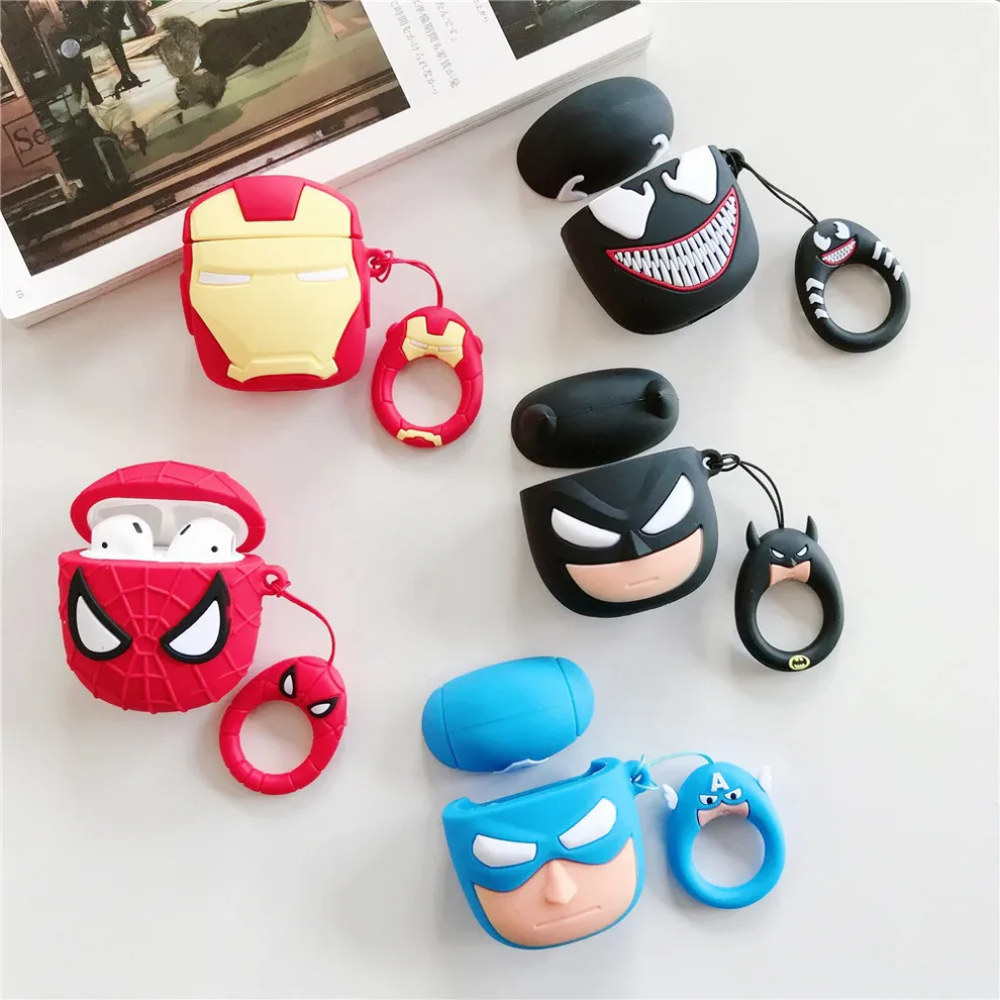 Spiderman Edition Apple Airpods - Premium Silicone Case Airpods Cover