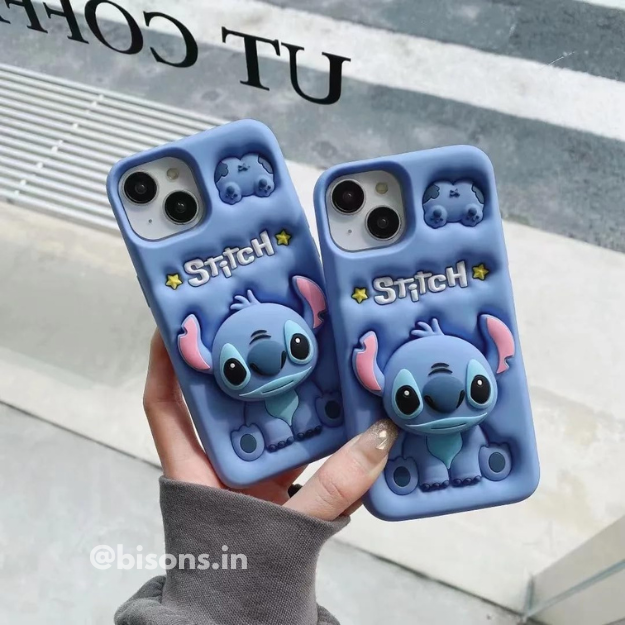 Blue Mischief Case iPhone Case (With Built-in Stand)