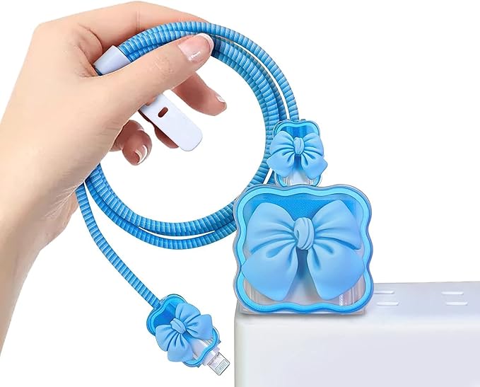 3D AuraBow Edition โ iPhone Charger Cover (With Wire Protector)
