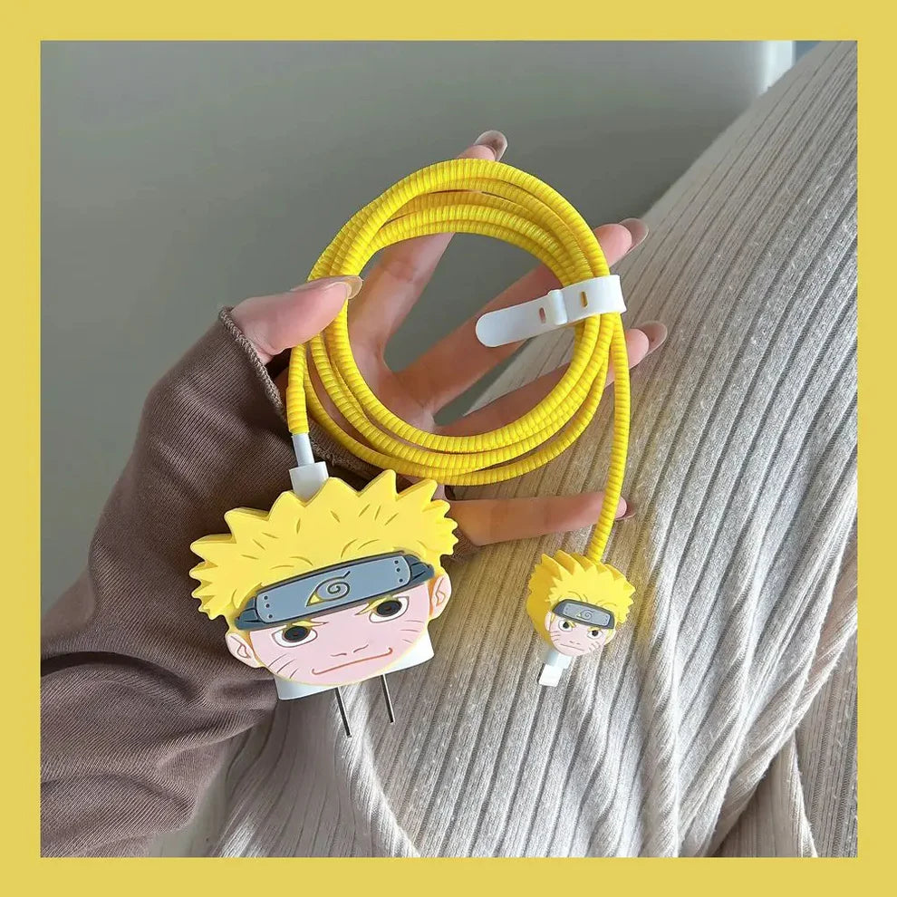 Naruto & Kakashi Edition – iPhone Charger Cover (With Wire Protector)