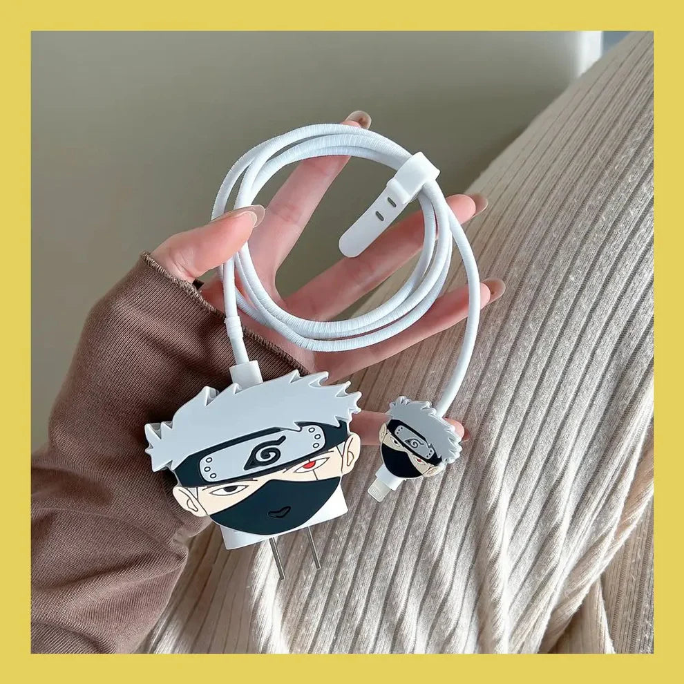Naruto & Kakashi Edition – iPhone Charger Cover (With Wire Protector)