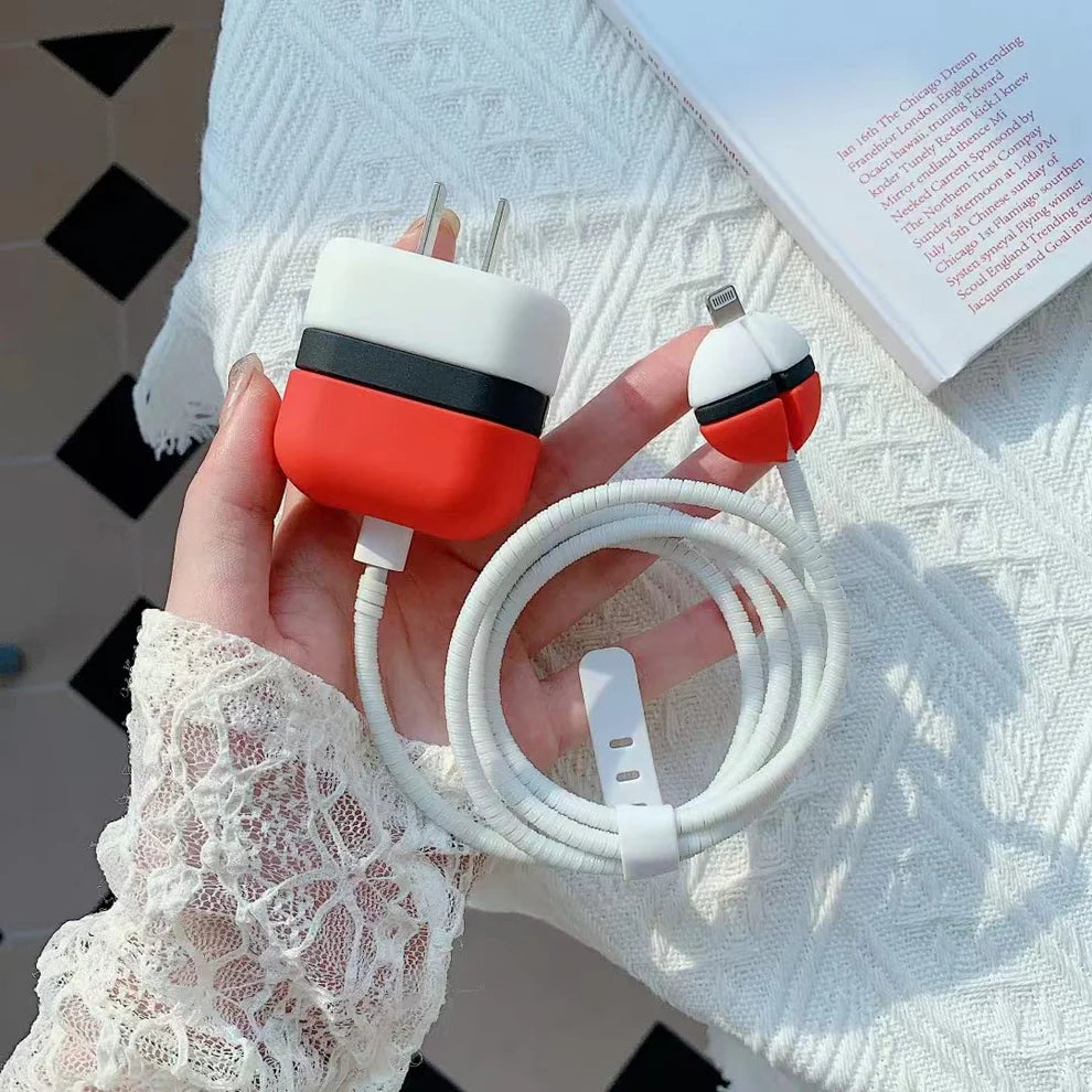 Pokémon Edition – iPhone Charger Cover (With Wire Protector)