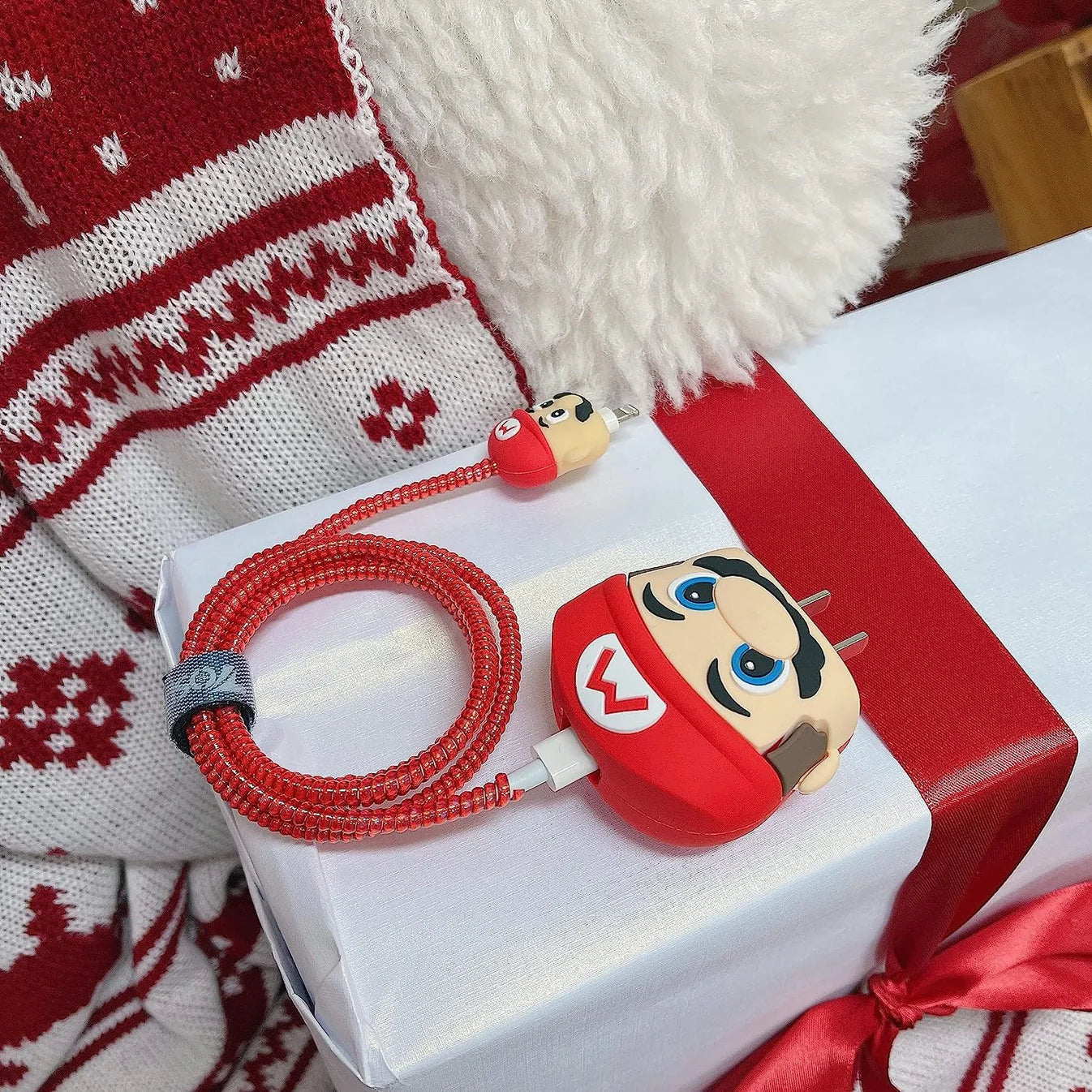 Super Mario Edition – iPhone Charger Cover (With Wire Protector)