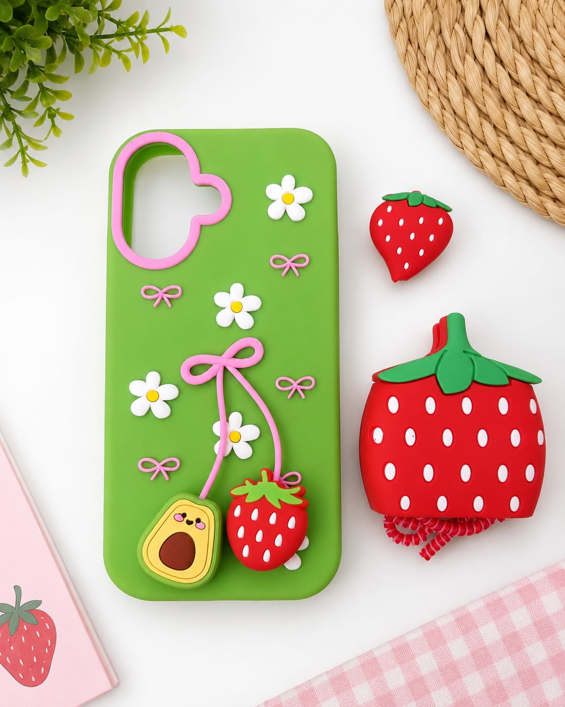 Berry & Avo Aesthetic iPhone Case ✨