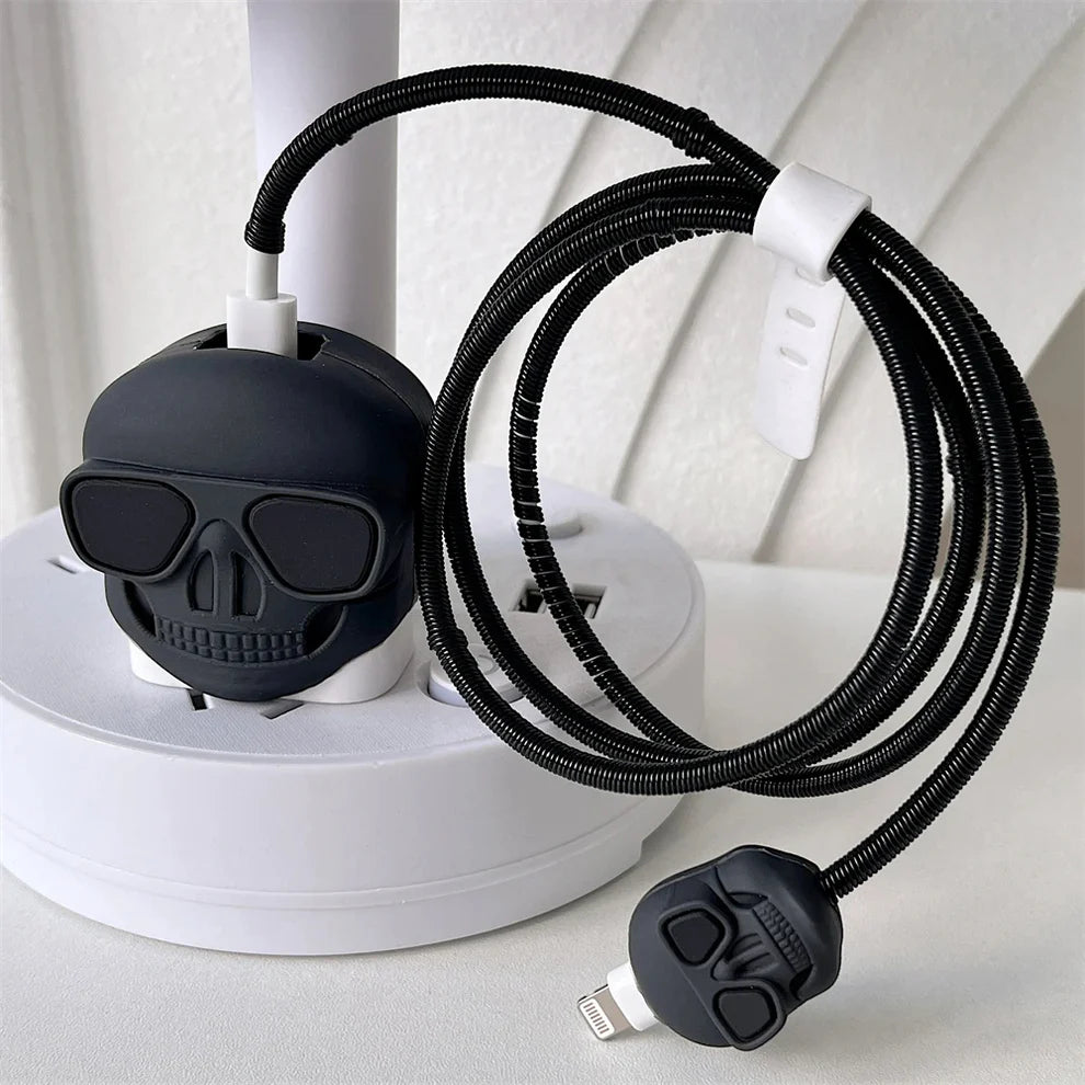 Drip Skull Edition – iPhone Charger Cover (With Wire Protector)