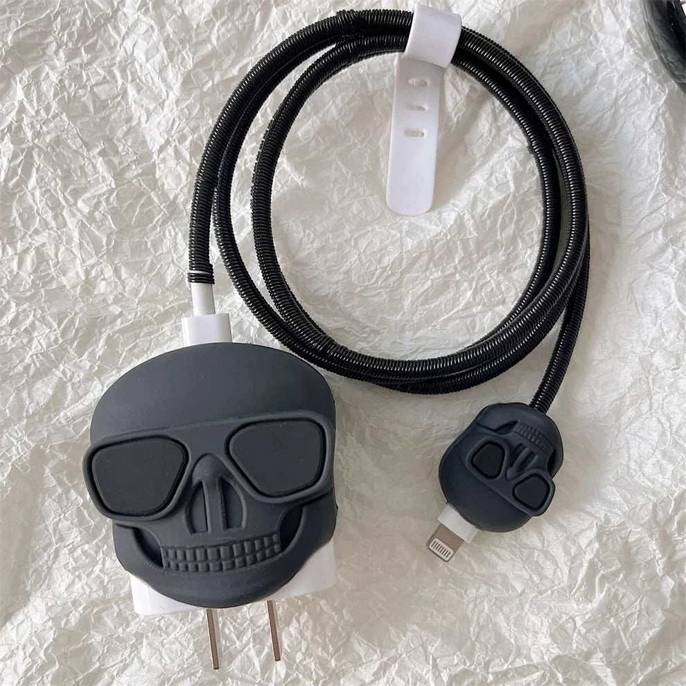Drip Skull Edition – iPhone Charger Cover (With Wire Protector)