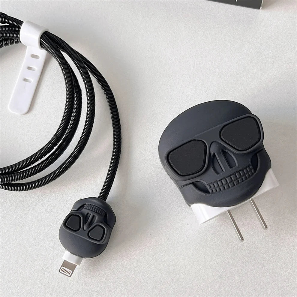 Drip Skull Edition – iPhone Charger Cover (With Wire Protector)