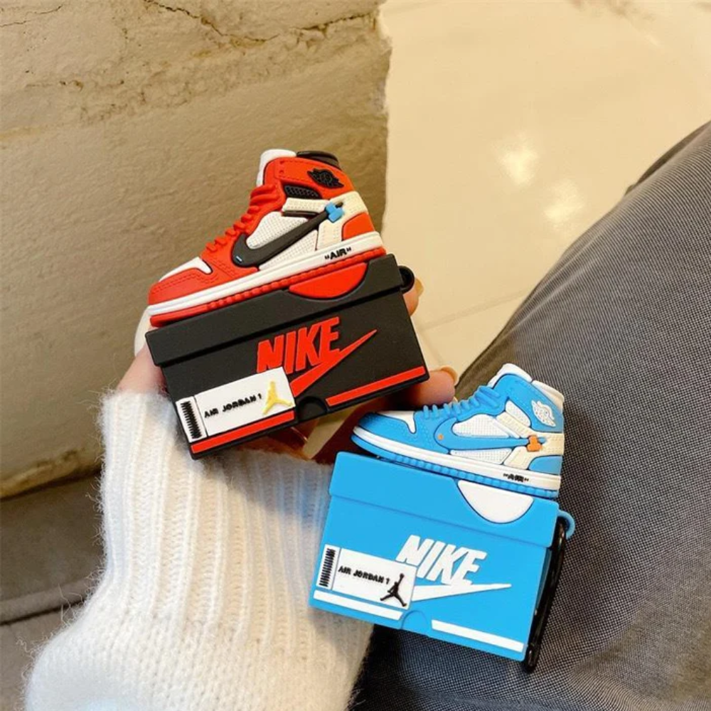 Cactus Court Drip Case Airpods- Red Sneaker AirPods Cover