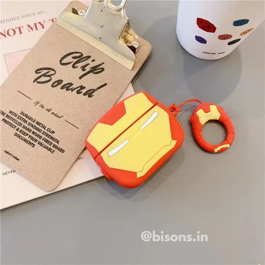 Iron Man Edition Airpods - Premium Silicone Case Apple Airpods Cover