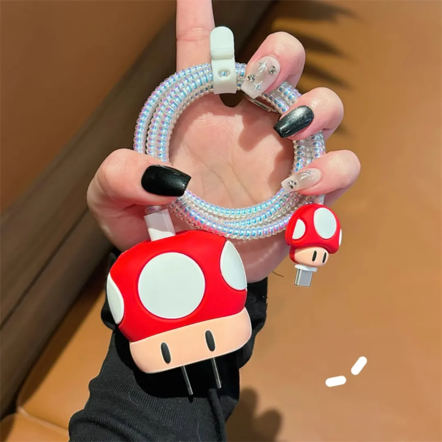 Super Mario Bros Edition – iPhone Charger Cover with Cable Protector