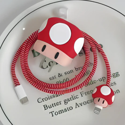 Super Mario Bros Edition – iPhone Charger Cover with Cable Protector