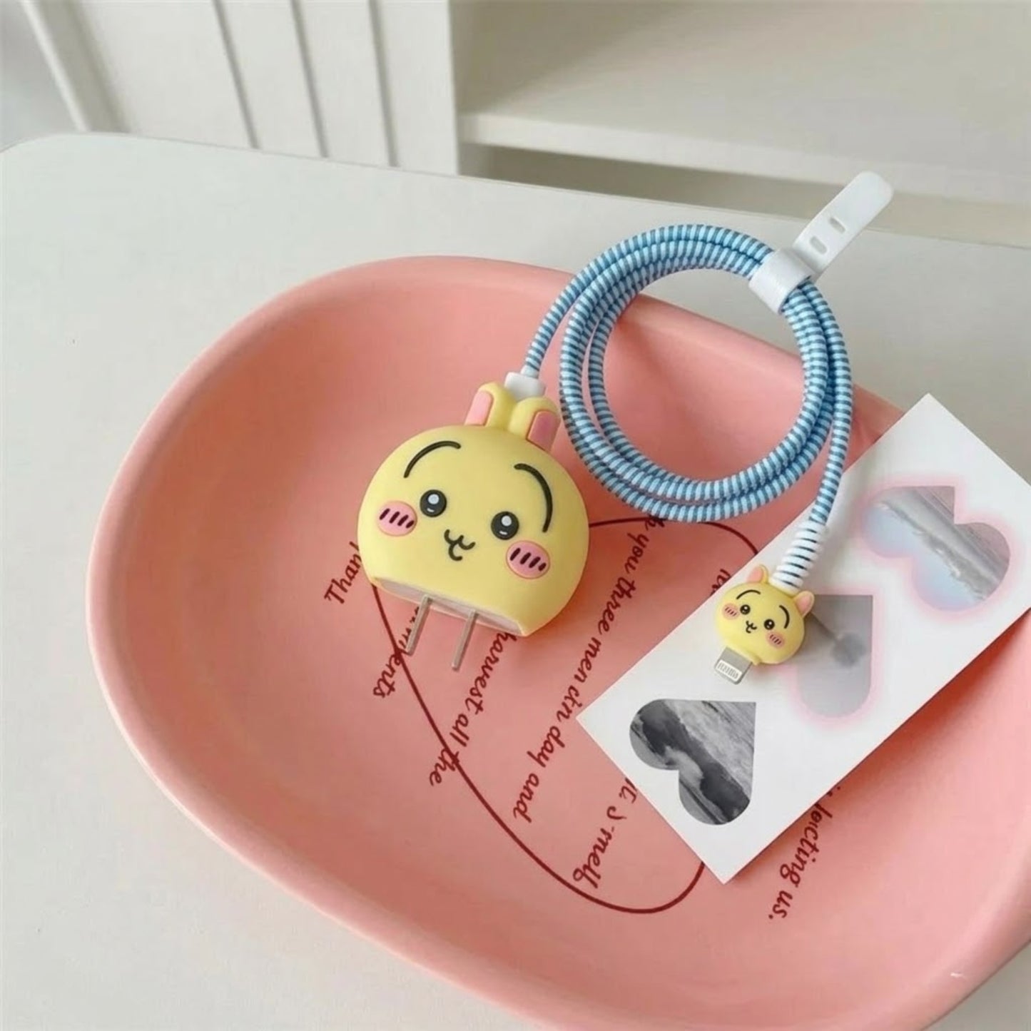 Sweet Bunny Edition – iPhone Charger Cover (With Wire Protector