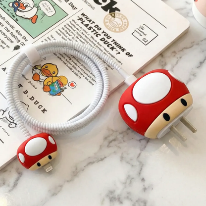Super Mario Bros Edition – iPhone Charger Cover with Cable Protector