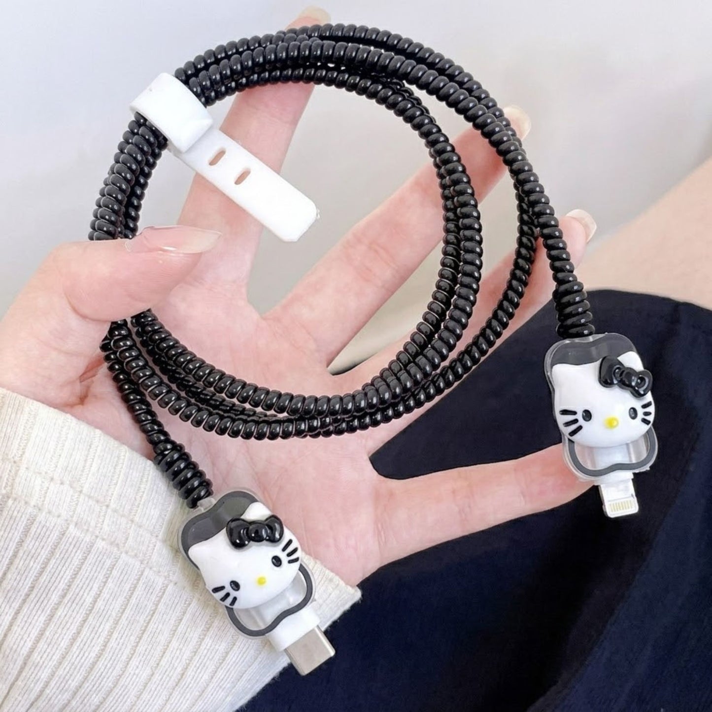 3D Hello Kitty Edition – iPhone Charger Cover (With Wire Protector)
