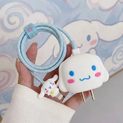 Cinnamoroll Edition – iPhone Charger Cover (With Wire Protector