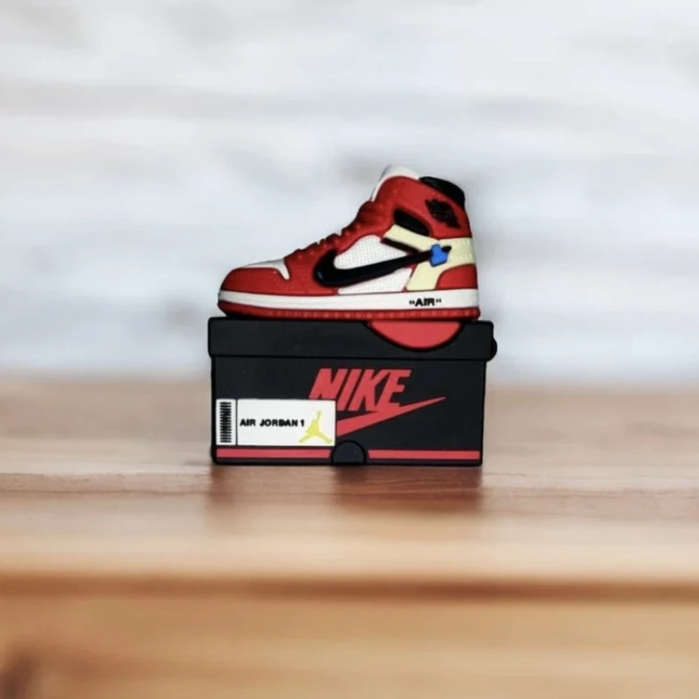 Cactus Court Drip Case Airpods- Red Sneaker AirPods Cover