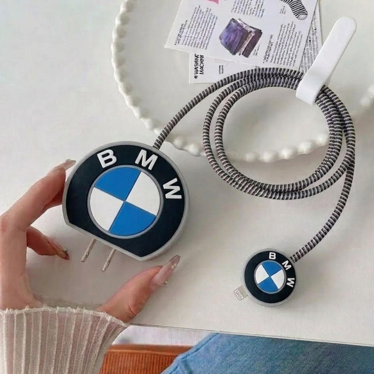 BMW Edition – iPhone Charger Cover (With Wire Protector)