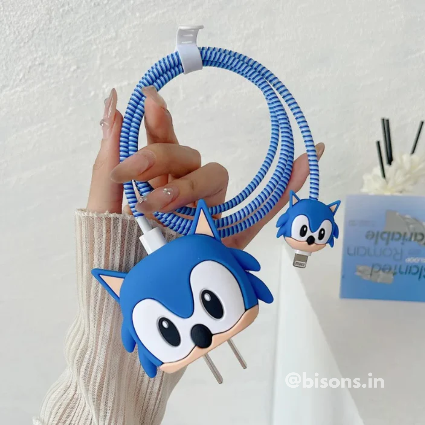 Super Sonic Edition – iPhone Charger Cover with Cable Protector