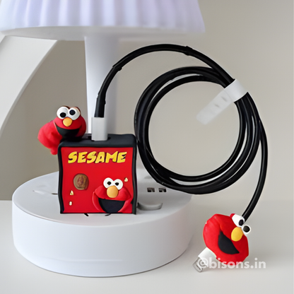 Sesame Street Elmo Edition – iPhone Charger Cover with Cable Protector
