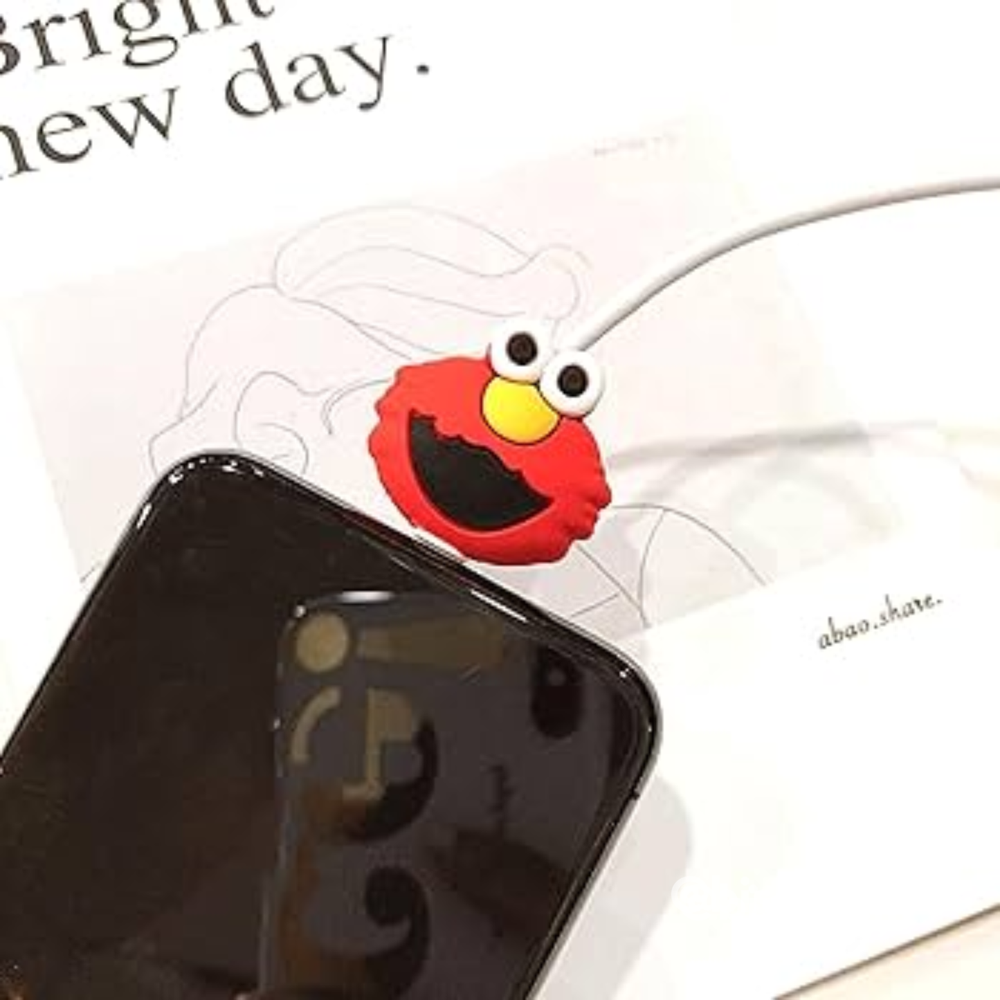 Sesame Street Elmo Edition – iPhone Charger Cover with Cable Protector