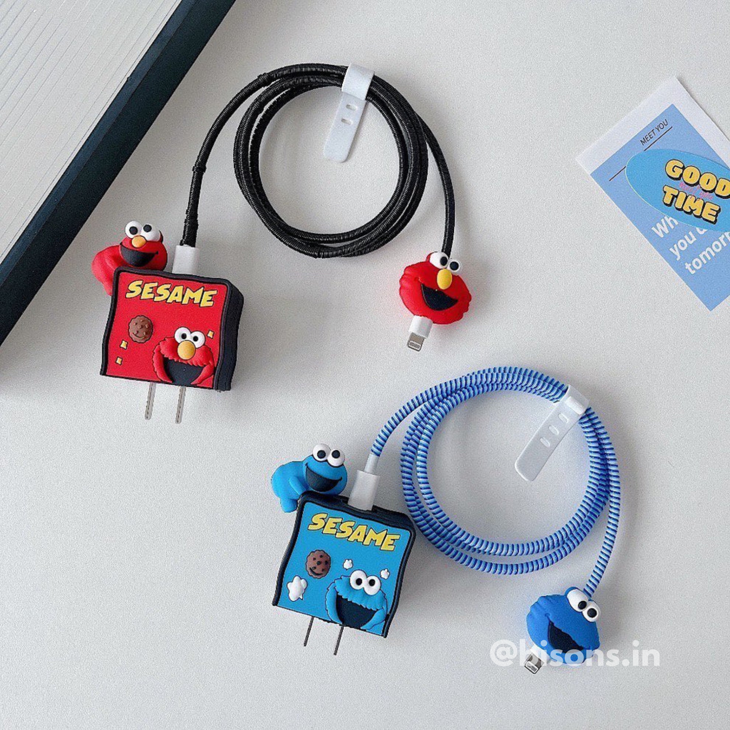 Sesame Street Elmo Edition – iPhone Charger Cover with Cable Protector