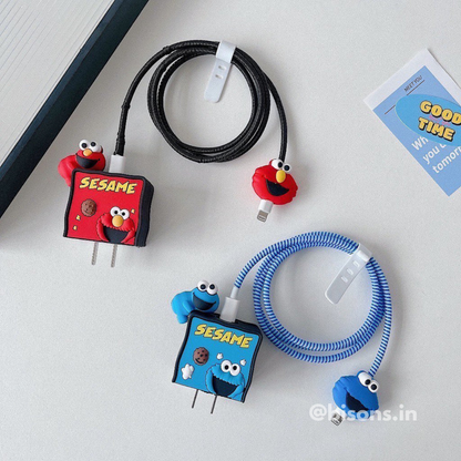 Sesame Street Elmo Edition – iPhone Charger Cover with Cable Protector