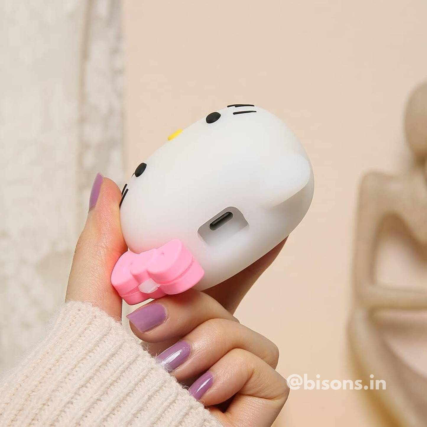 Hello Kitty Pink Bow Edition – iPhone Charger Cover with Cable Protector