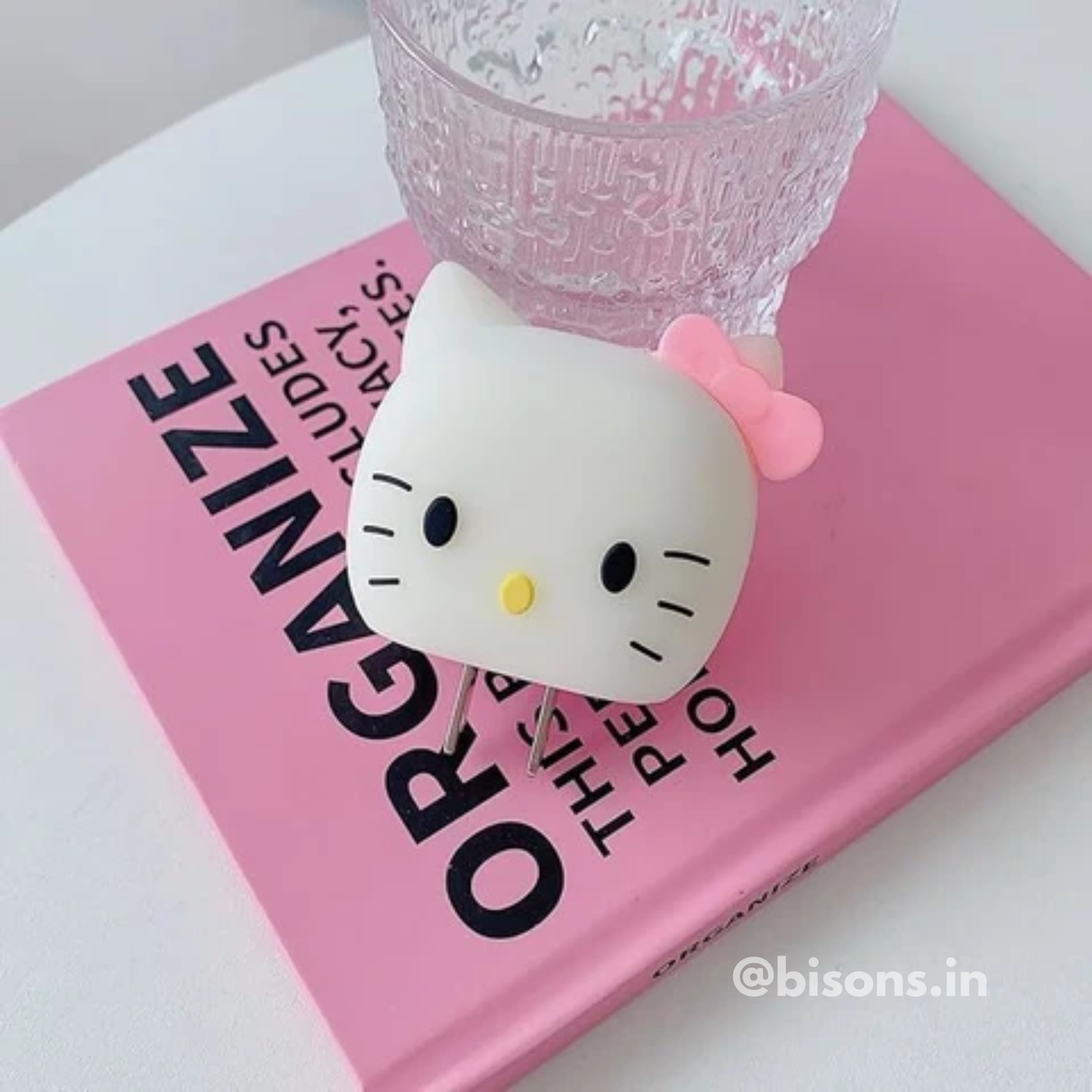 Hello Kitty Pink Bow Edition – iPhone Charger Cover with Cable Protector