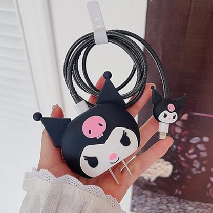 Kuromi Edition – iPhone Charger Cover (With Wire Protector)