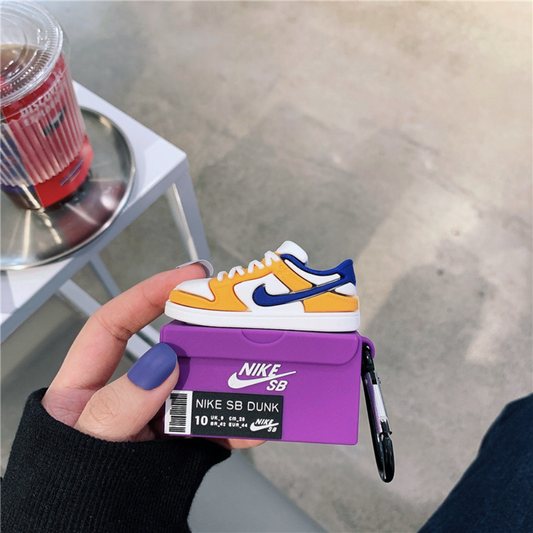 Cactus Court Drip Case Airpods- Yellow Sneaker AirPods Cover