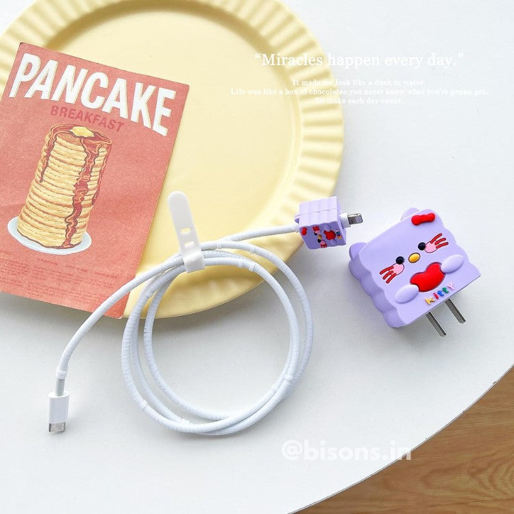 3D Kitty Core Edition – iPhone Charger Cover (With Wire Protector)