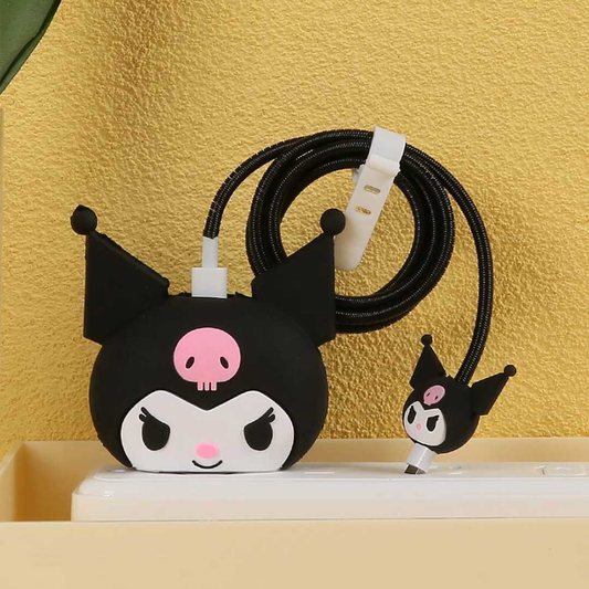 Kuromi Edition – iPhone Charger Cover (With Wire Protector)