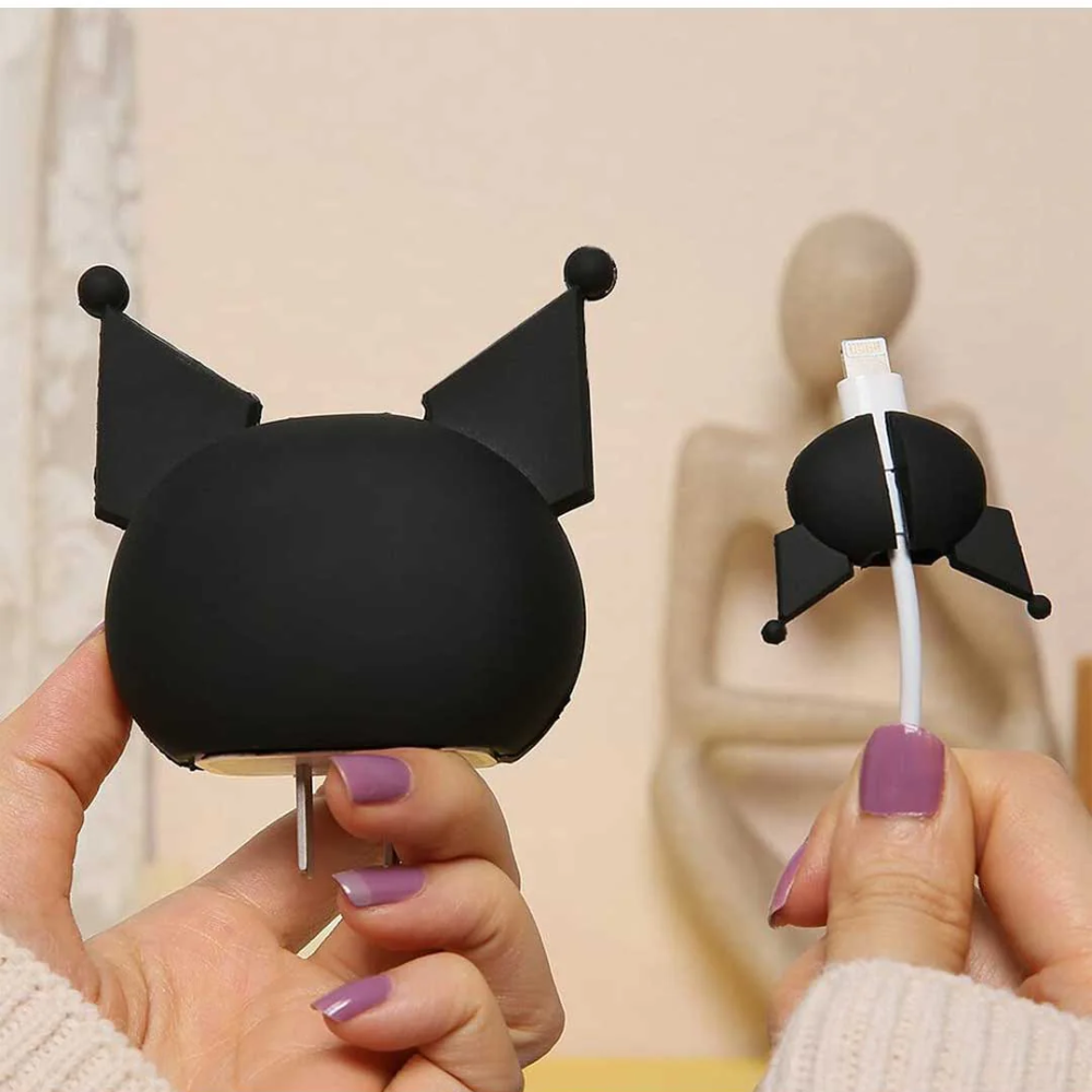 Kuromi Edition – iPhone Charger Cover (With Wire Protector)