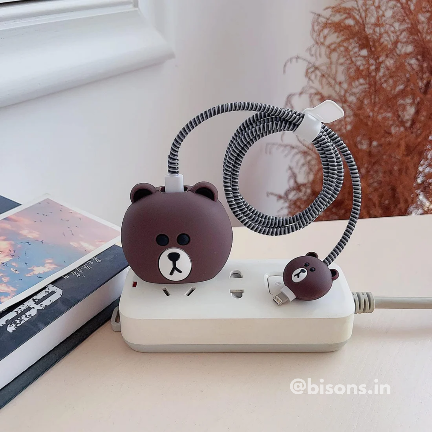 Coco Bear Edition – iPhone Charger Cover with Cable Protector