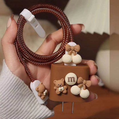 Teddy Edition – iPhone Charger Cover (With Wire Protector)