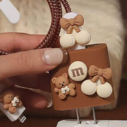 Teddy Edition – iPhone Charger Cover (With Wire Protector)