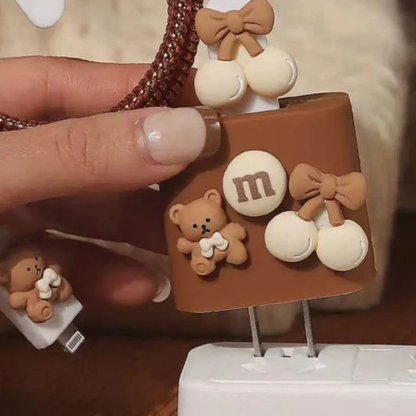 Teddy Edition – iPhone Charger Cover (With Wire Protector)