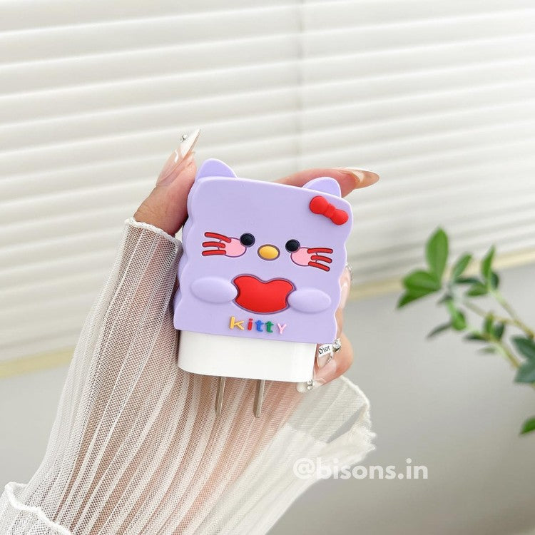 3D Kitty Core Edition – iPhone Charger Cover (With Wire Protector)