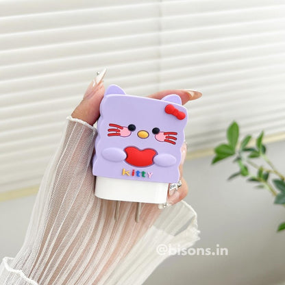 3D Kitty Core Edition – iPhone Charger Cover (With Wire Protector)