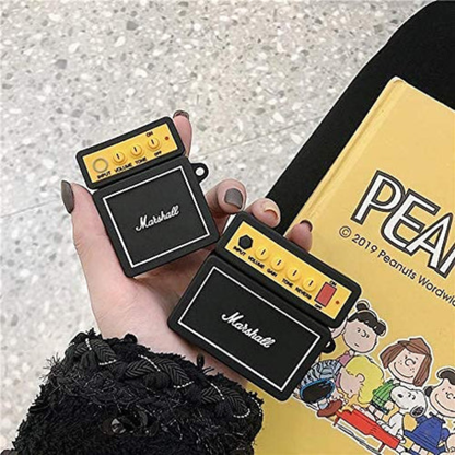 Marshall Speaker Edition Apple Airpods - Premium Silicone Case Airpods Cover