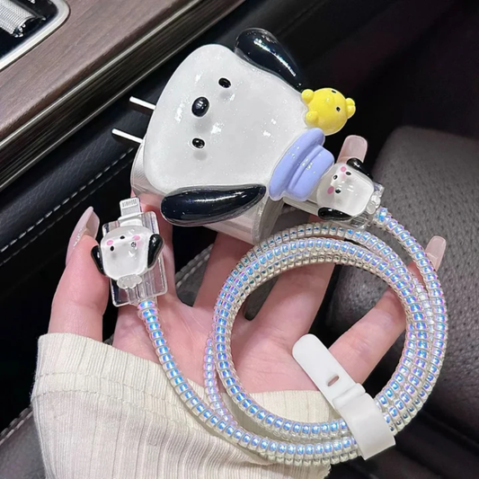 Pochacco Edition – iPhone Charger Cover (With Wire Protector)