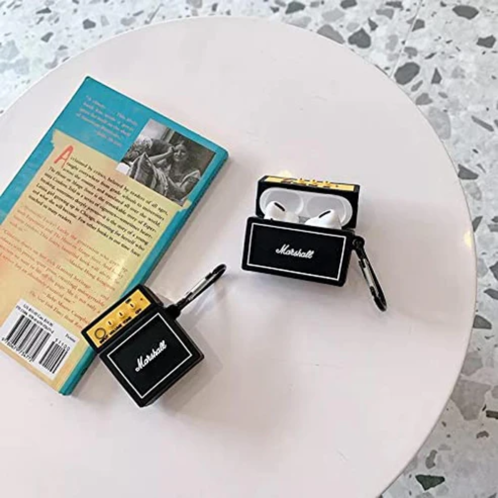 Marshall Speaker Edition Apple Airpods - Premium Silicone Case Airpods Cover