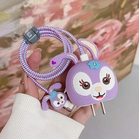 BunnyBoo Edition – iPhone Charger Cover (With Wire Protector)