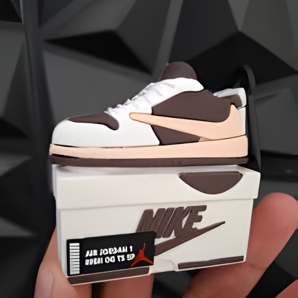 Travis Scott Reverse Mocha Brown Sneaker AirPods Case