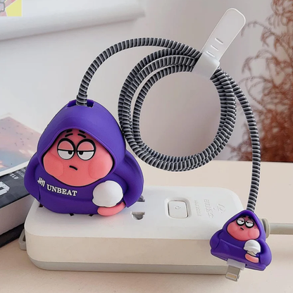 Patrick Star SpongeBob Edition – iPhone Charger Cover (With Wire Protector)