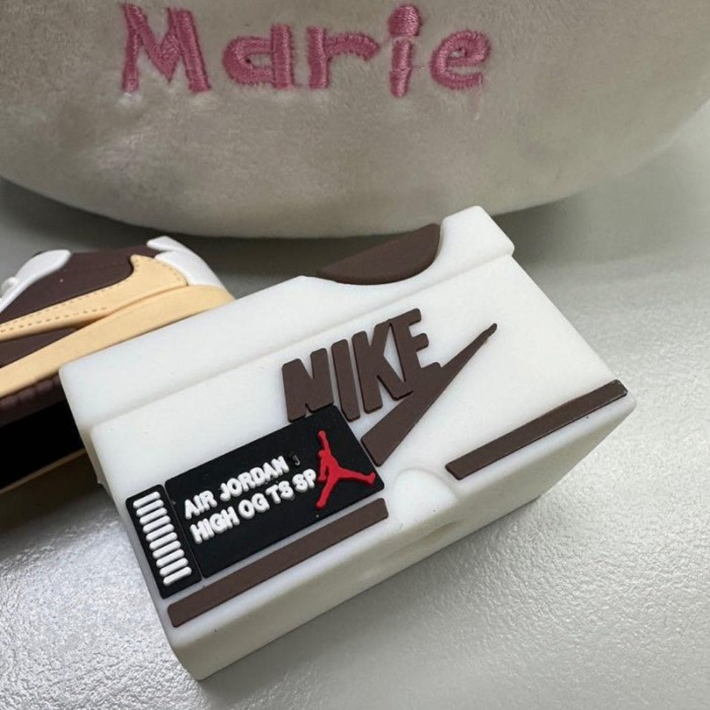 Travis Scott Reverse Mocha Brown Sneaker AirPods Case
