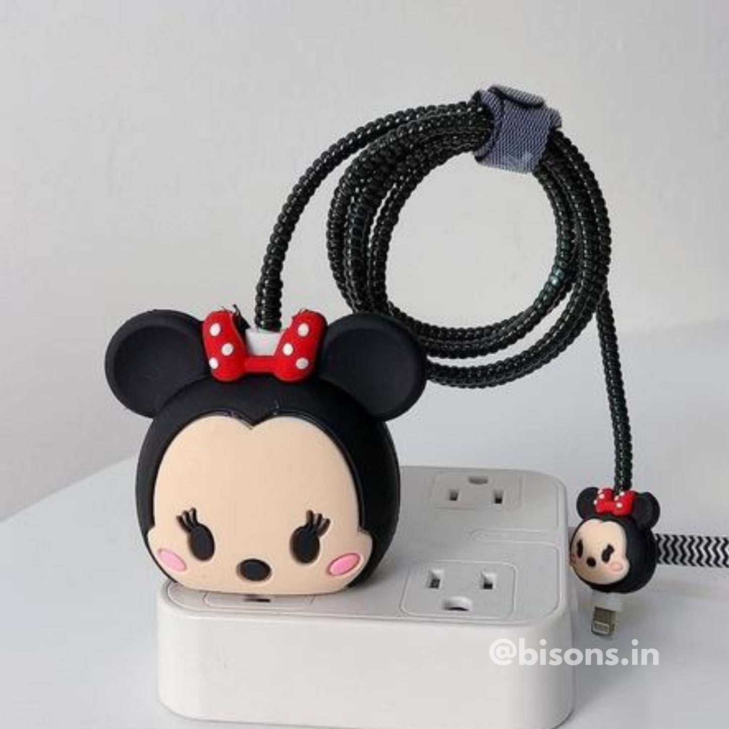 Minnie Mouse Edition – iPhone Charger Cover (With Wire Protector)
