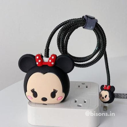 Minnie Mouse Edition – iPhone Charger Cover (With Wire Protector)
